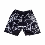 MS GEOMETRIC LOGO SHORTS