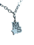 MS LOGO NECKLACE/BIKER CHAIN