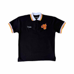 MS MONOGRAM BLACK POLO
